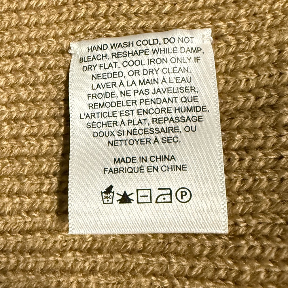 Main Character Camel Knit Beanie - Picture 3 of 4